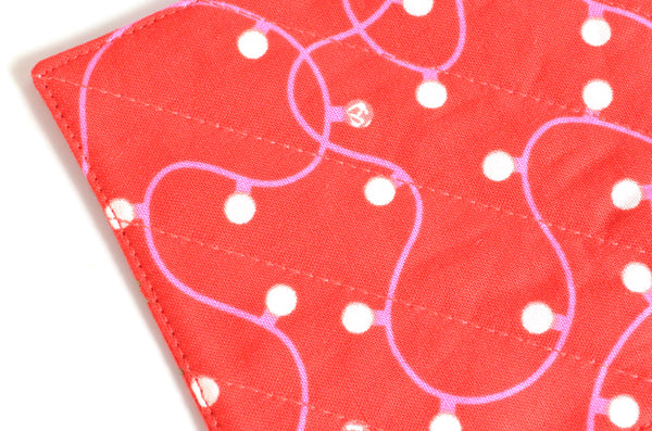 Bright Red Holiday Drink Coasters