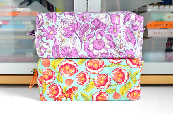 Tula Pink Floral Toiletry Bag