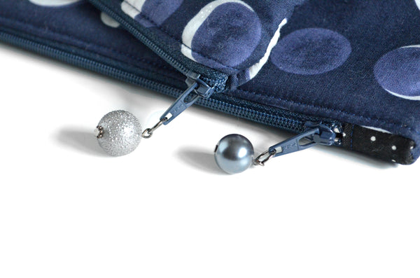 Navy Moon Phase Essential Oil Bag